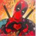 Painting Deadpool Sexyboy by Kedarone | Painting Pop-art Pop icons Graffiti Acrylic