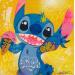 Painting Stitch Ice Cream by Kedarone | Painting Pop-art Pop icons Graffiti Acrylic