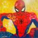 Painting Spider by Kedarone | Painting Pop-art Pop icons Graffiti Acrylic