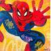 Painting Spiderman by Kedarone | Painting Pop-art Pop icons Graffiti Acrylic