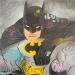 Painting Batman by Kedarone | Painting Pop-art Pop icons Graffiti Acrylic