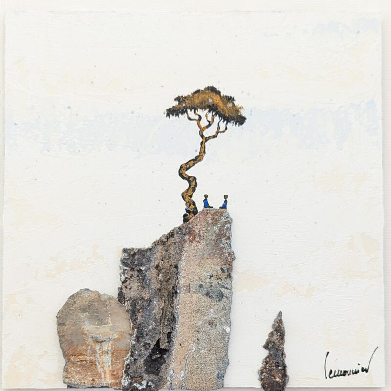 Peinture A545 par Lemonnier  | Tableau Matiérisme Acrylique, Zinc Paysages