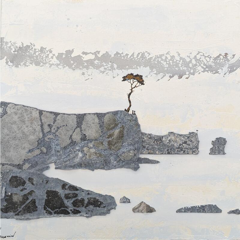 Peinture A562 par Lemonnier  | Tableau Matiérisme Acrylique, Zinc Paysages