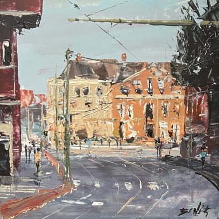 Painting The Hague's gentle grip by Rodrigues Bené | Painting Figurative Acrylic Urban