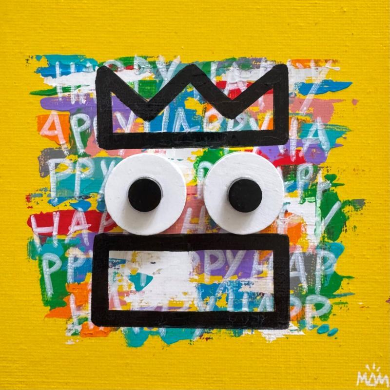 Painting YELLOW POTE by Mam | Painting Pop-art Minimalist, Pop icons