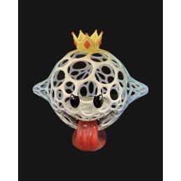 Sculpture Blue king Boo by Mikhel Julien | Sculpture Pop-art Graffiti, Resin