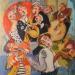 Painting A love story with jazzy notes by Garilli Nicole | Painting Figurative Life style Acrylic