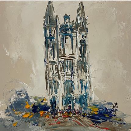 Painting La cathédrale by Raffin Christian | Painting Figurative Oil Pop icons, Urban