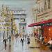 Painting ARCO Y CAFE by Rodriguez Rio Martin | Painting Figurative Urban Oil