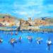 Painting Fort Saint Louis by Raffin Christian | Painting Figurative Marine Oil