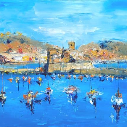 Painting Fort Saint Louis by Raffin Christian | Painting Figurative Oil Marine