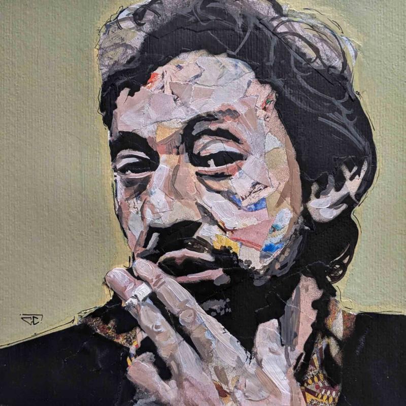 Peinture Serge Gainsbourg par G. Carta | Tableau