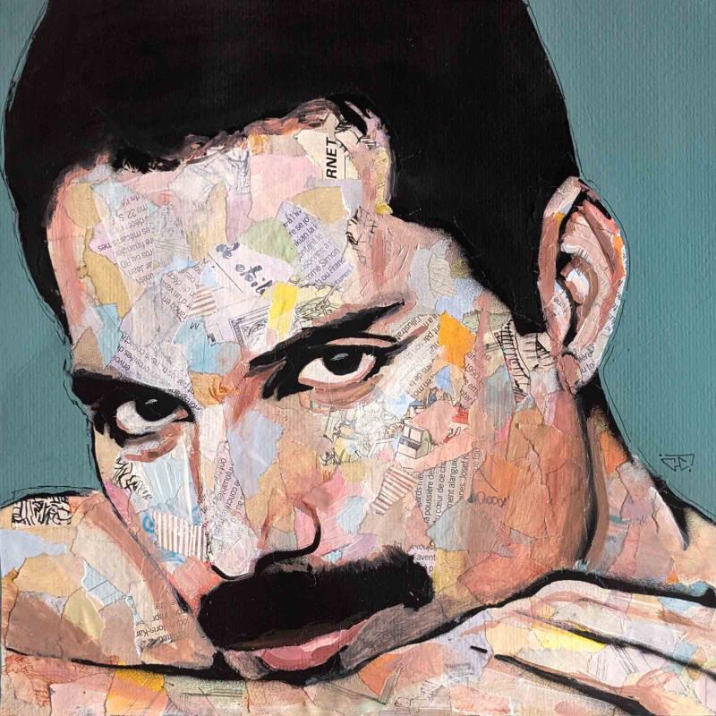 Peinture Freddie Mercury Queen par G. Carta | Tableau