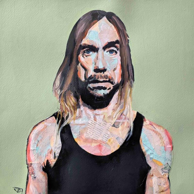 Peinture Iggy Pop par G. Carta | Tableau