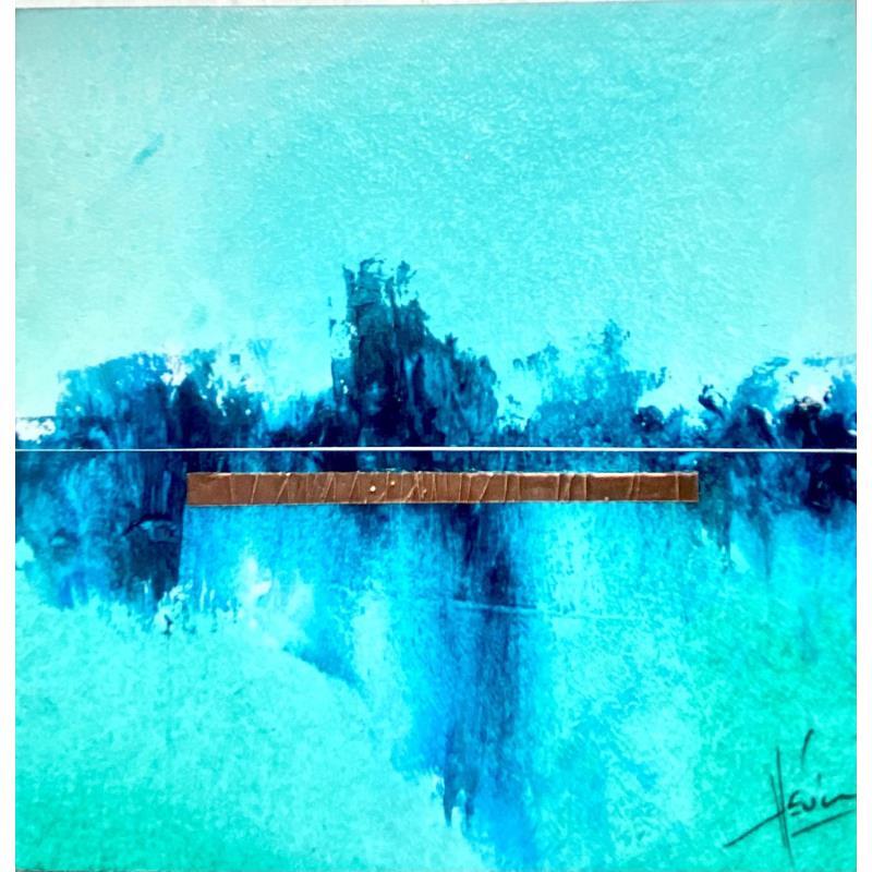 Painting Abstraction # 3117 by Hévin Christian | Painting Abstract Acrylic, Oil, Pastel Minimalist