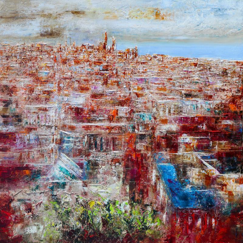 Painting Havana by Reymond Pierre | Painting Figurative Oil Urban