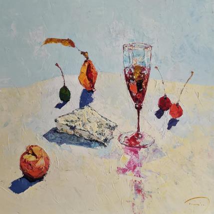 Painting Vermouth aux olives  by Tomàs | Painting Figurative Oil Still-life