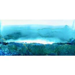 Painting 1949 Poésie Marine by Depaire Silvia | Painting Abstract Acrylic Landscapes, Marine, Minimalist