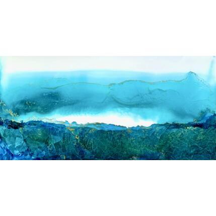 Painting 1949 Poésie Marine by Depaire Silvia | Painting Abstract Acrylic Landscapes, Marine, Minimalist