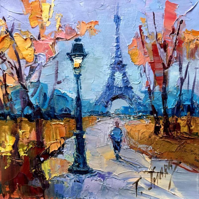 Peinture Un paseo al atardecer par Jmara Tatiana | Tableau Figuratif Huile