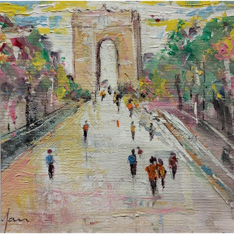 Painting Le bel arc de Bonaparte by Yavru Irfan | Painting Figurative Oil