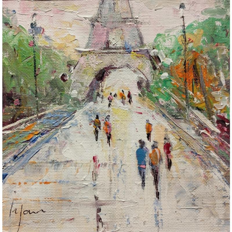 Painting L'affolant effet Eiffel by Yavru Irfan | Painting Figurative Oil