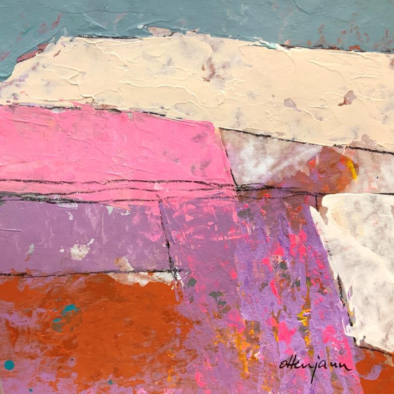 Painting Silence à l’intérieur 1 by Ottenjann Andrea | Painting Abstract Acrylic Landscapes, Pop icons