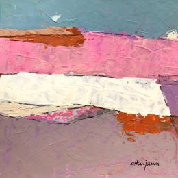 Painting Silence à l’intérieur 2 by Ottenjann Andrea | Painting Abstract Acrylic Landscapes, Pop icons