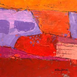 Painting Hot 2 by Ottenjann Andrea | Painting Abstract Acrylic Landscapes, Pop icons
