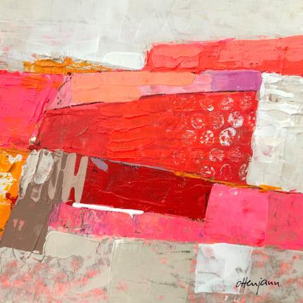 Painting Ligne de terre 1 by Ottenjann Andrea | Painting Abstract Acrylic Landscapes, Pop icons