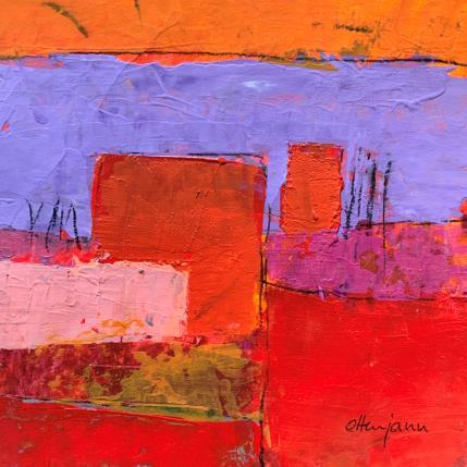 Painting Hot 1 by Ottenjann Andrea | Painting Abstract Acrylic Landscapes, Pop icons