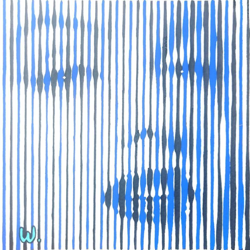 Painting Marilyn lines  by Wawapod | Painting Pop-art Acrylic, Posca Pop icons