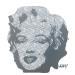 Peinture Mini Marilyn  par Wawapod | Tableau Pop-art Icones Pop Acrylique Posca