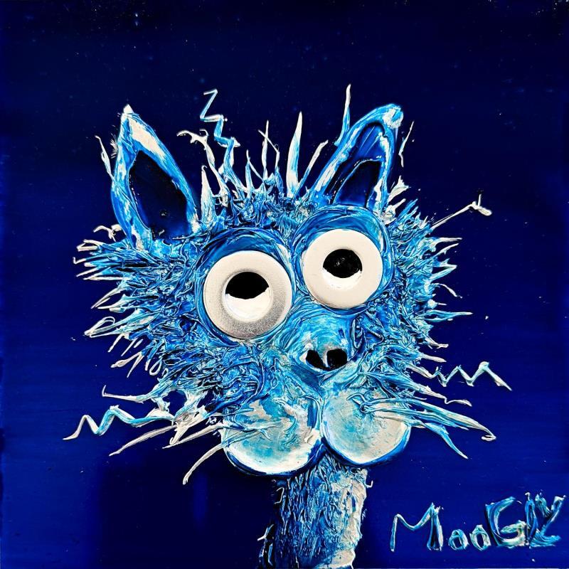 Painting MEACOULPUS by Moogly | Painting Raw art Animals Acrylic Resin Pigments