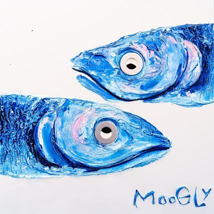 Painting TINDUS by Moogly | Painting Raw art Acrylic, Pigments, Resin Animals