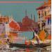 Painting Venise by Frédéric Thiery | Painting Figurative Acrylic