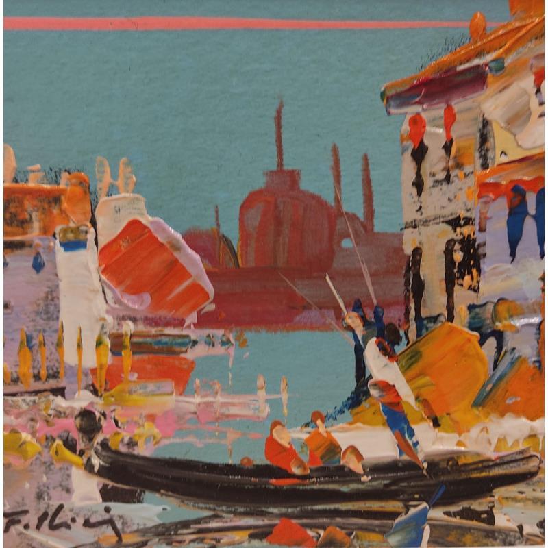 Painting Venise by Frédéric Thiery | Painting Figurative Acrylic