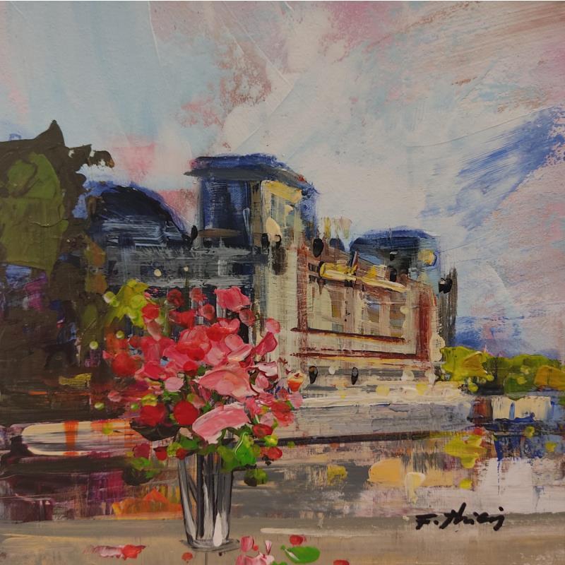 Painting Le Palais by Frédéric Thiery | Painting Figurative Acrylic Architecture, Landscapes, Pop icons, Urban