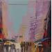 Painting City by Frédéric Thiery | Painting Figurative Society Urban Life style Acrylic