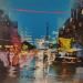 Painting Paris Eiffel Tour by Frédéric Thiery | Painting Figurative Acrylic