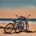 Painting Vélo à 2 by Sie Evelyne | Painting Figurative Life style Acrylic