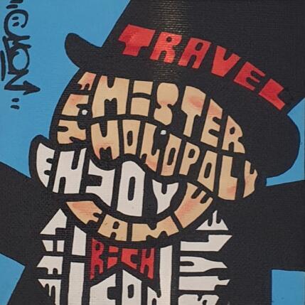Painting Hey ! Mister Monopoly by Cmon | Painting Pop-art Pop icons