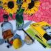 Painting Vincent n'est pas parti seul by Auriol Philippe | Painting Figurative Still-life Plexiglass Acrylic Posca