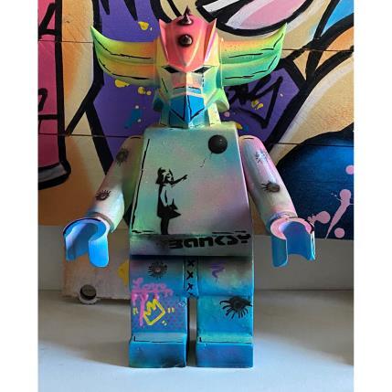 Sculpture GOLDOGRAF' by Le Marquis | Sculpture Street art Acrylic, Ceramics Pop icons