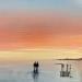 Painting A nos promesses by Guillet Jerome | Painting Figurative Landscapes Marine Life style Oil