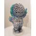 Sculpture TURQUOISE MARIO SNOW by Mikhel Julien | Sculpture Pop-art Graffiti Resin
