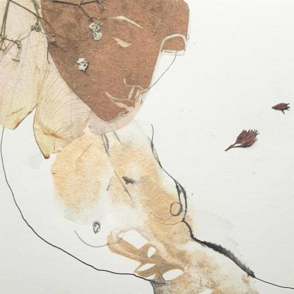 Painting LE VENT  by Pagny Corine | Painting Raw art Ink Nude