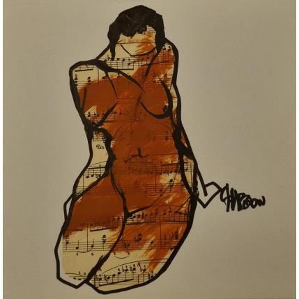 Painting Histoire musicale by Chaperon Martine | Painting Figurative Acrylic Nude