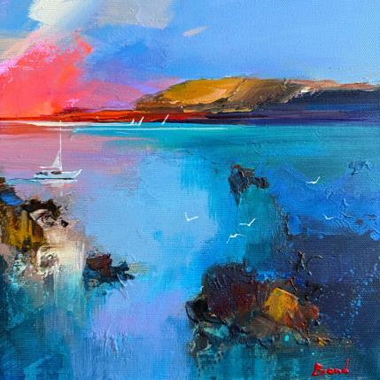 Painting The Mystery of the Evening Waves by Bond Tetiana | Painting Figurative Oil