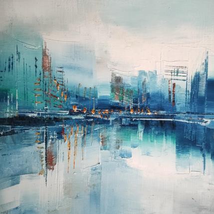 Painting Le grand pont by Levesque Emmanuelle | Painting  Oil Pop icons